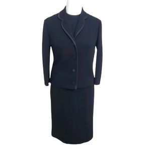 Vintage Butte Knit 3 Piece Wool Skirt Suit Set